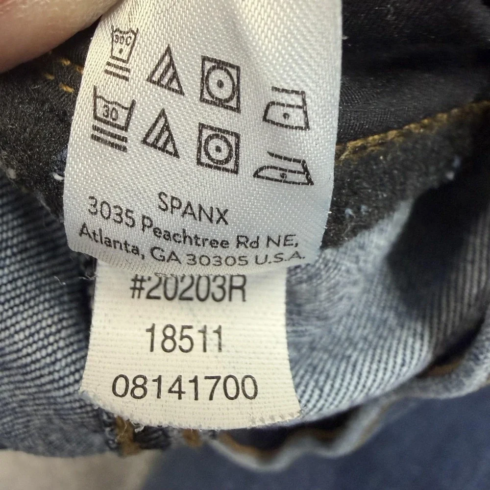 SPANX Dark Wash Blue Jeggings
